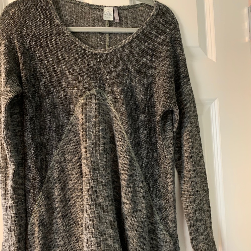 Paper Crane Forest Green Oversized shirt/tunic